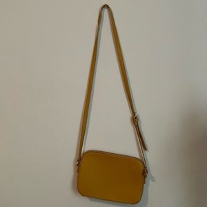 Mustard yellow purse